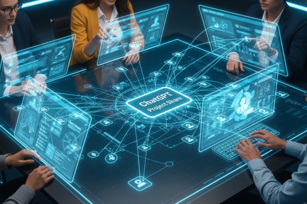 قابلیت اشتراک گذاری پروژه ها در ChatGPT