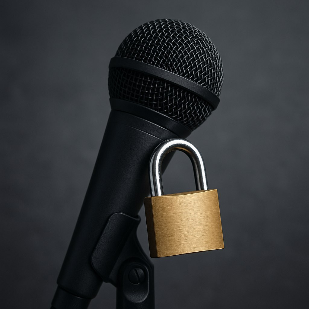 قفل میکروفون در Gemini