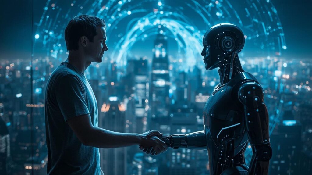 تعامل انسان و Neo Humanoid Robot در یک محیط هوشمند