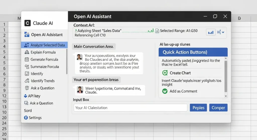 افزونه Claude برای اکسل