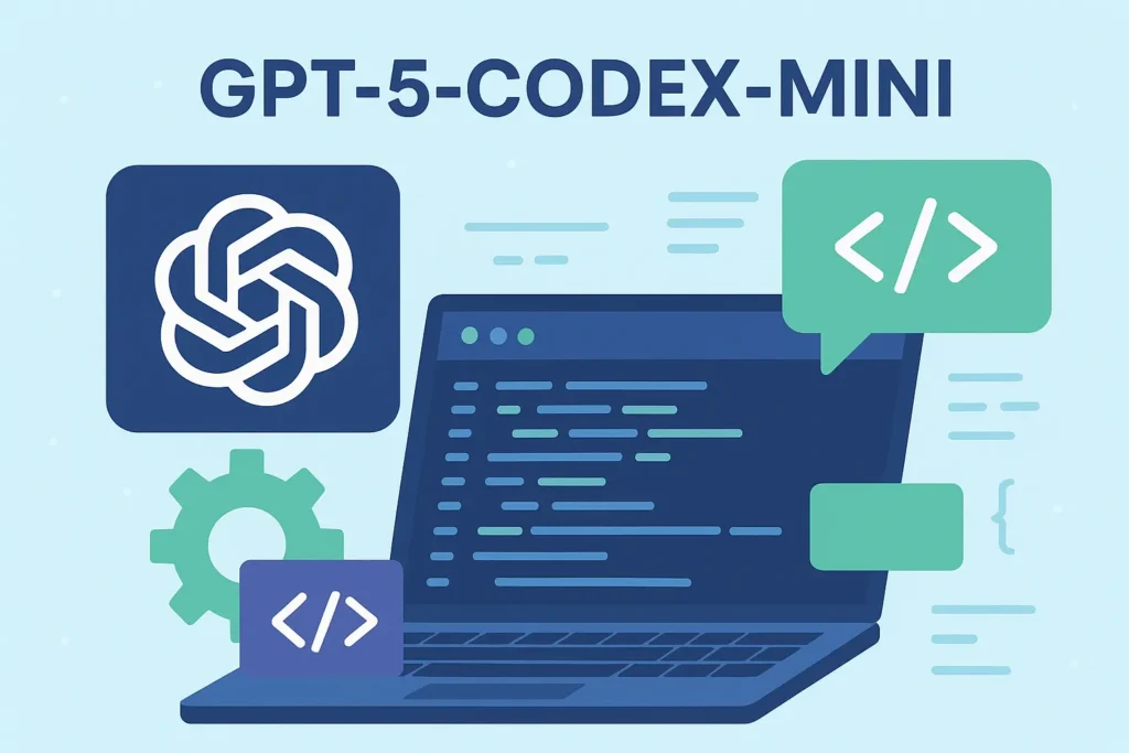 «اینفوگرافیک حرفهای از ویژگیهای اصلی GPT-5-Codex-Mini شامل سرعت پردازش بالا، تولید کد بهینه، تحلیل هوشمند کد و پشتیبانی از چندین زبان برنامهنویسی در یک طرح دیجیتالی آیندهگرایانه.»