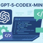 «اینفوگرافیک حرفه‌ای از ویژگی‌های اصلی GPT-5-Codex-Mini شامل سرعت پردازش بالا، تولید کد بهینه، تحلیل هوشمند کد و پشتیبانی از چندین زبان برنامه‌نویسی در یک طرح دیجیتالی آینده‌گرایانه.»