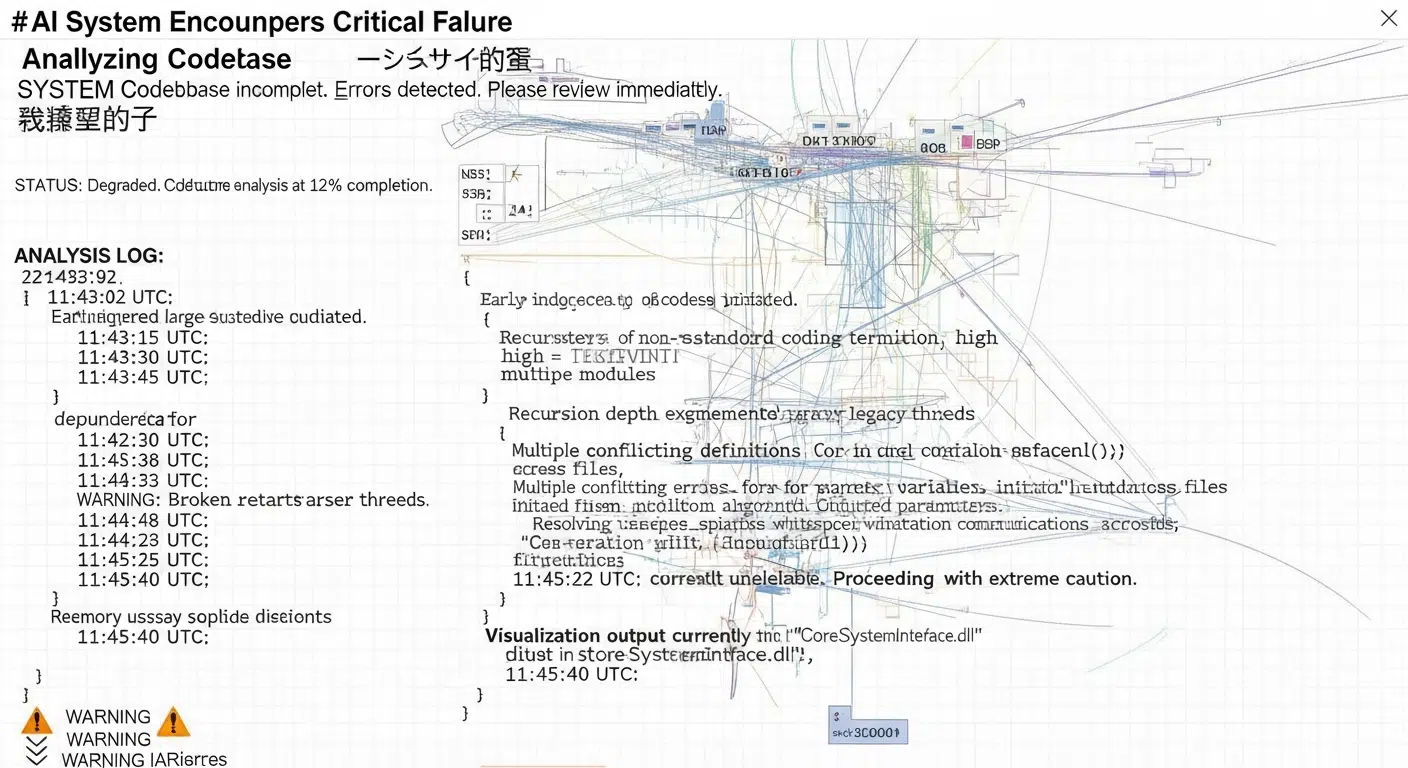 Current limitations of Google's Code Wiki tool in analyzing and generating documentation