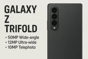 دوربین‌ های گوشی Galaxy Z TriFold source