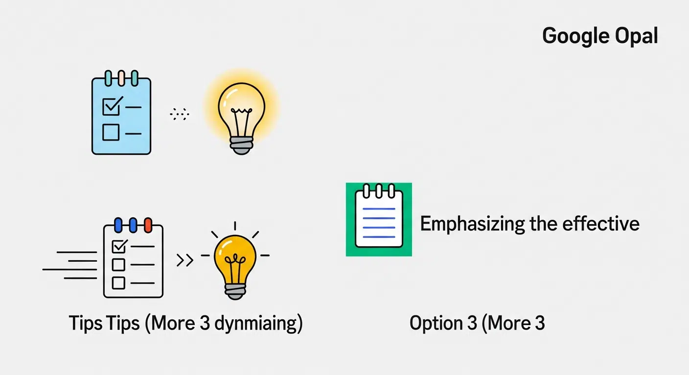 Golden tips for using Google Opal effectively