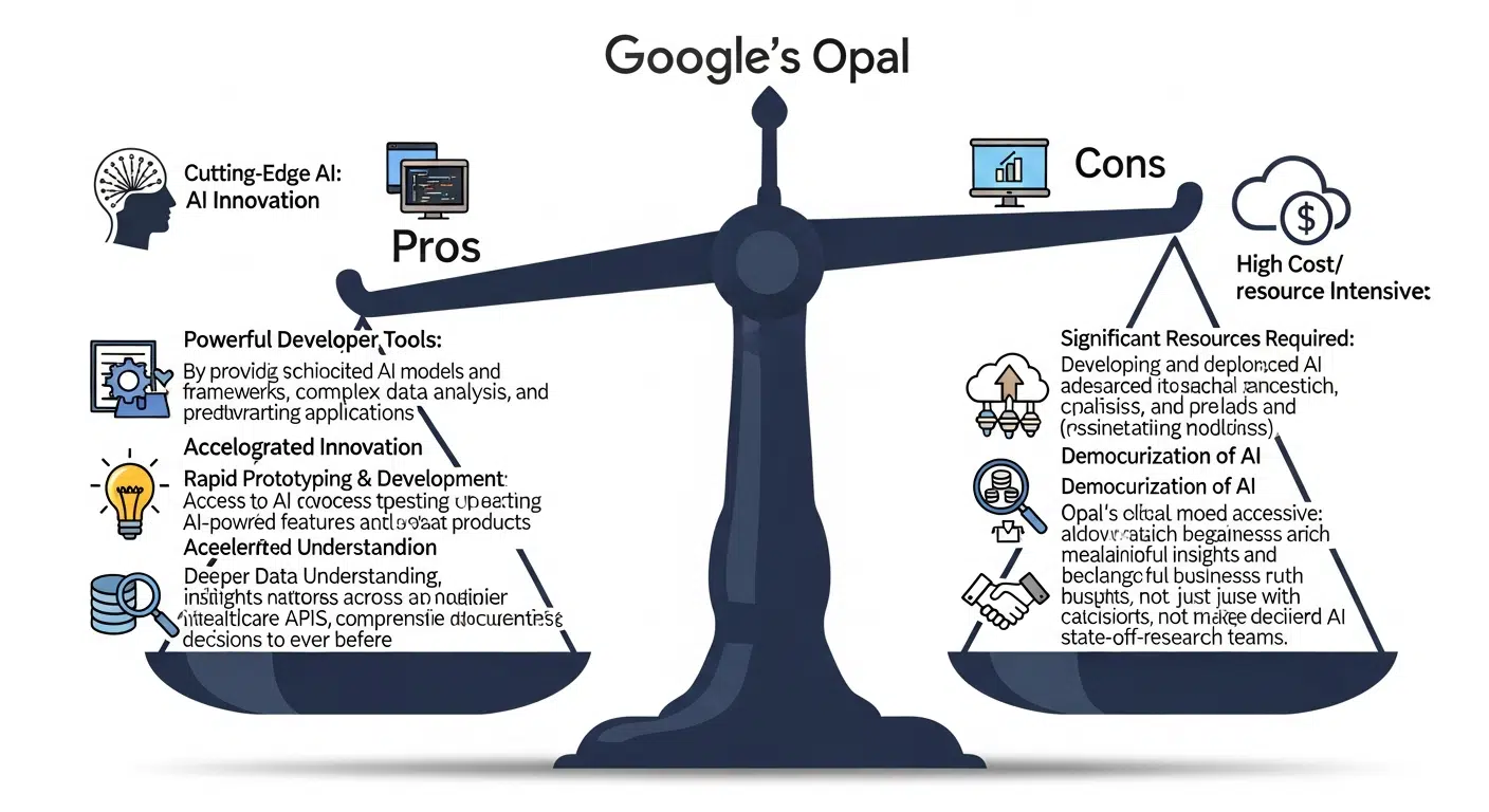 Pros and cons of Google's new Opal tool