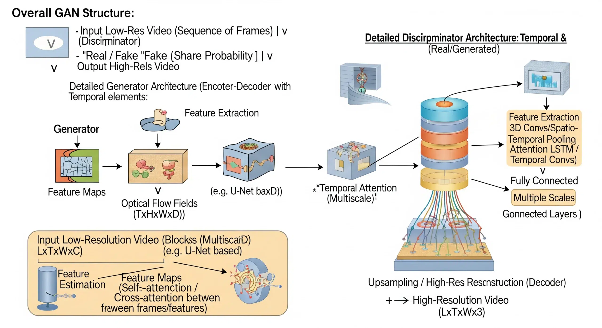 معماری فنی و روش کار VideoGigaGAN
