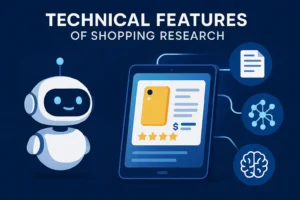 بررسی ویژگی‌ های فنی Shopping Research