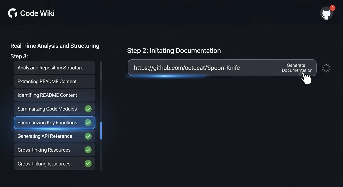Step-by-step tutorial on using Google's Code Wiki tool to generate documentation