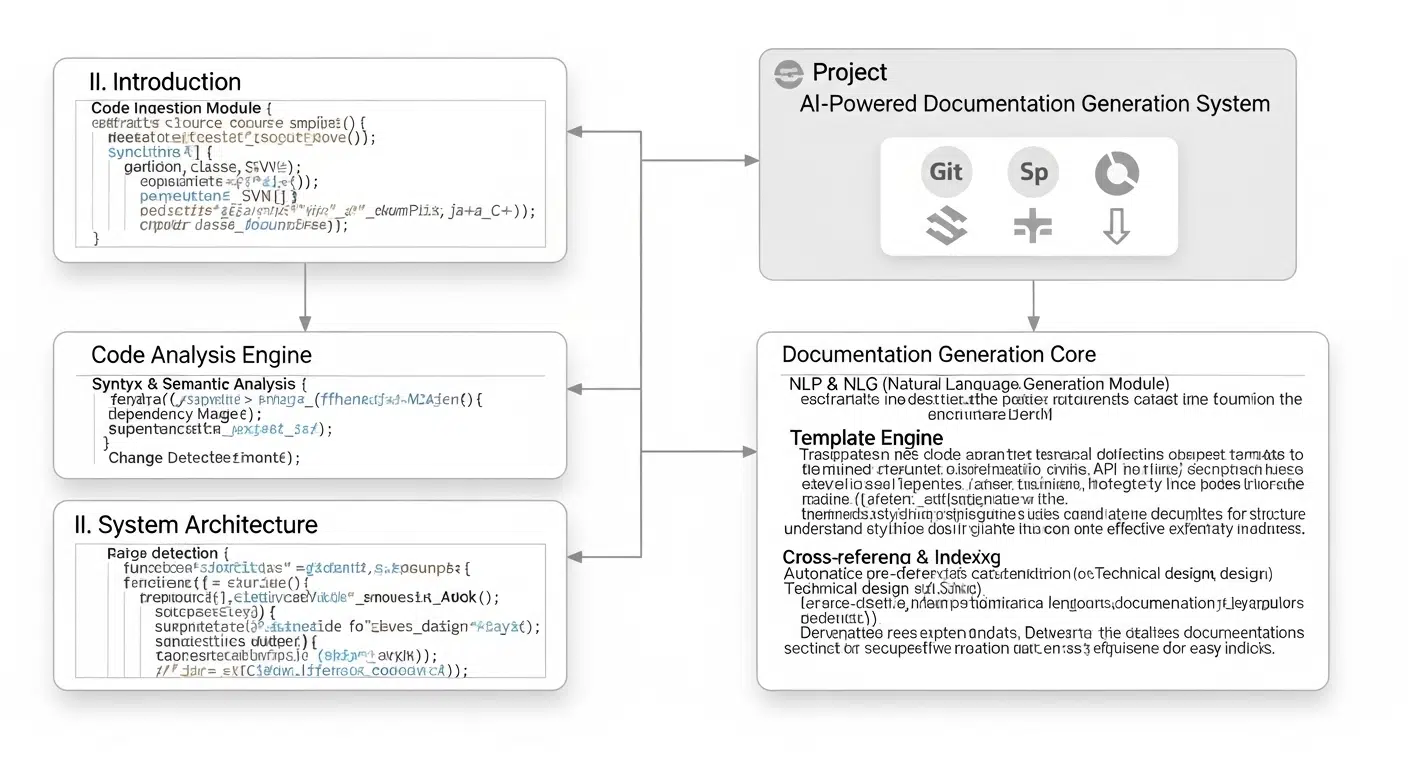 The process of creating project documentation using artificial intelligence in Google's Code Wiki tool