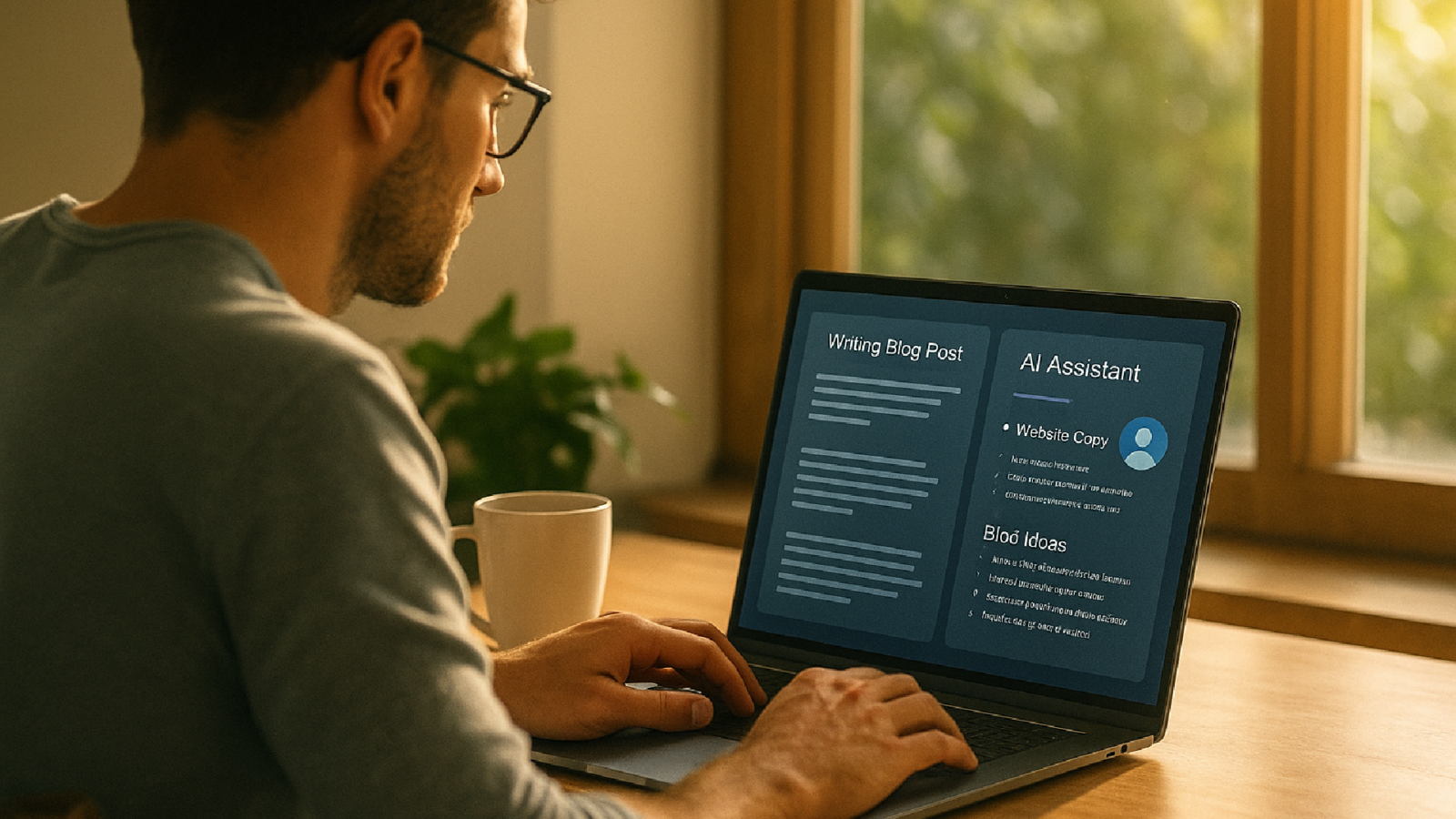 تولید محتوای وب‌سایت با AI