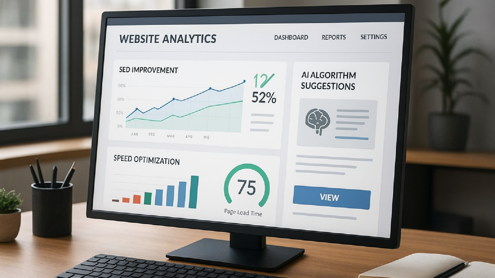 بهینه‌سازی وب‌سایت با هوش مصنوعی