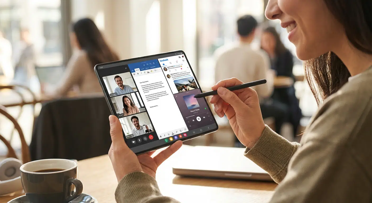 Advantages of triple-sided phones