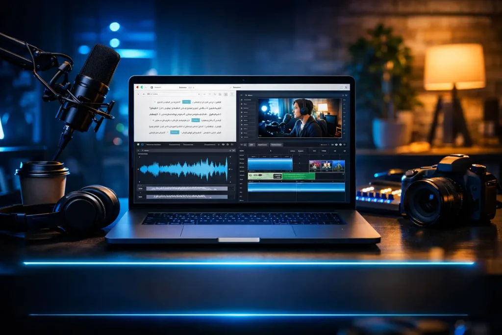 ادیت ویدیو و پادکست با ابزار Descript به روش متن‌محور، ویرایش ویدیو مانند ویرایش متن در ورد، مناسب تولیدکنندگان محتوا و پادکسترها