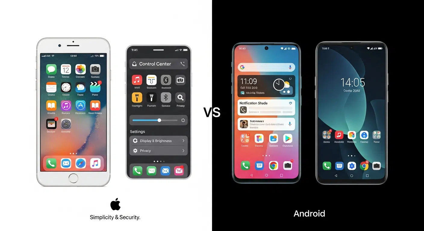 Difference between Android and iOS