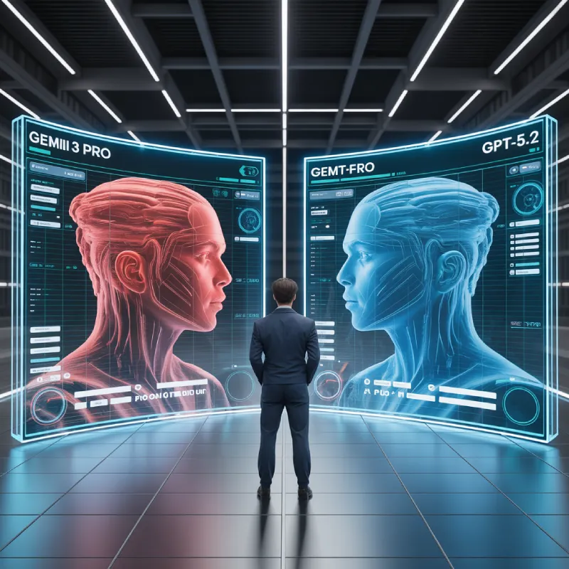 Gemini 3 Pro در برابر GPT-5.2