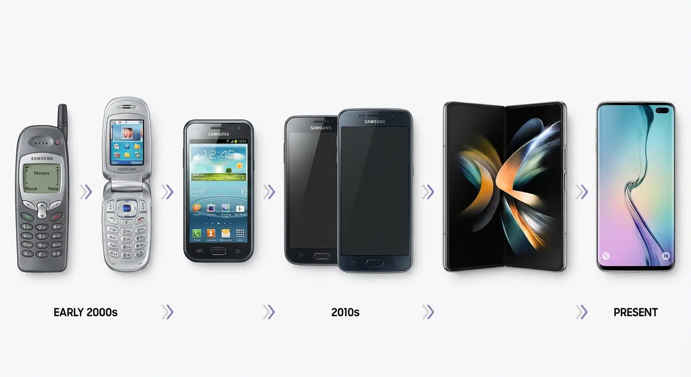 History of Samsung phones