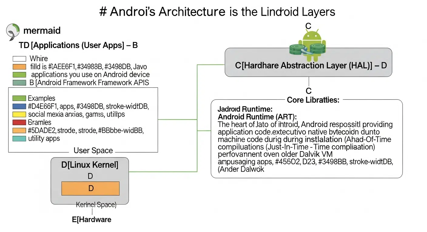 How the Android operating system works