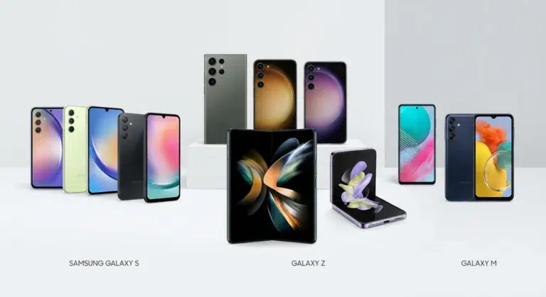 سری های گوشی سامسونگ