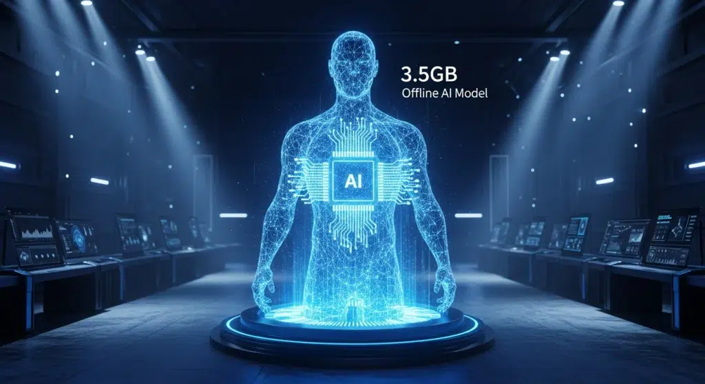 Offline AI model