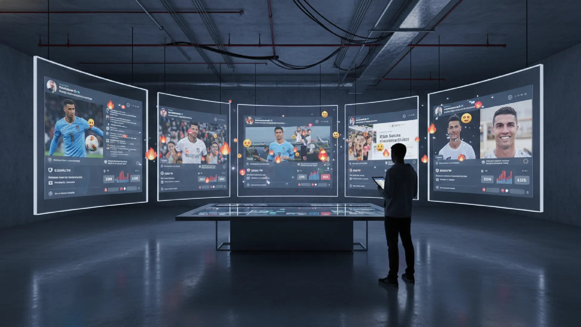 تأثیر شبکههای اجتماعی رونالدو