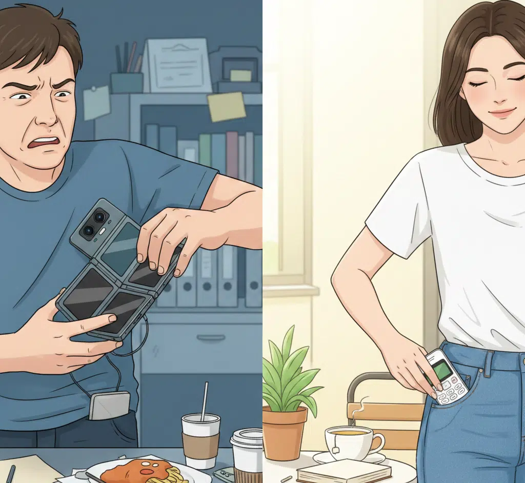 Who are triple-screen phones not suitable for?