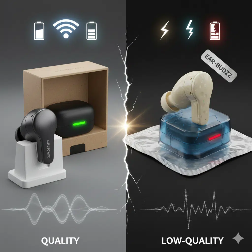 The difference between the original and low-quality AirPods on the market: