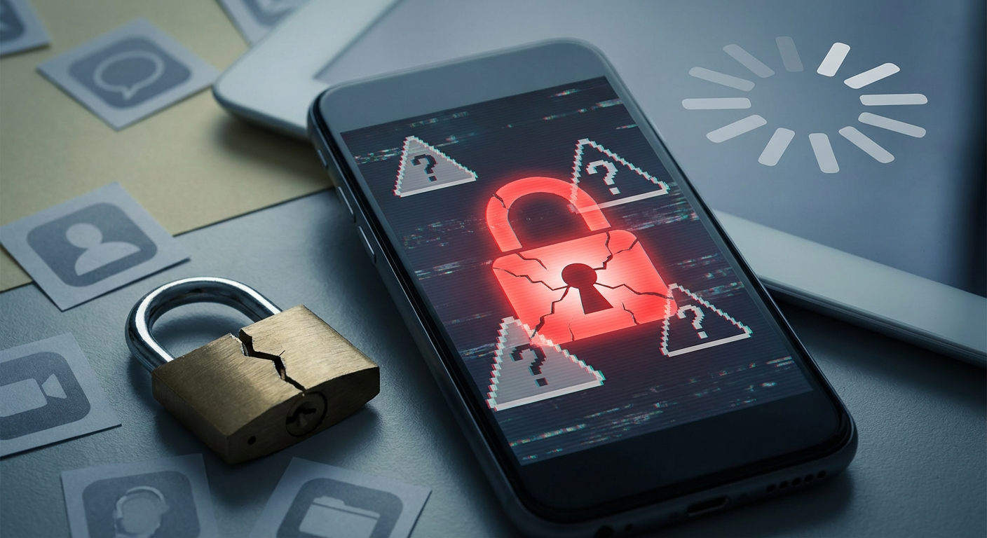 Visualizing the challenges: A symbol of security concerns, application limitations, and quality in Iranian app stores.